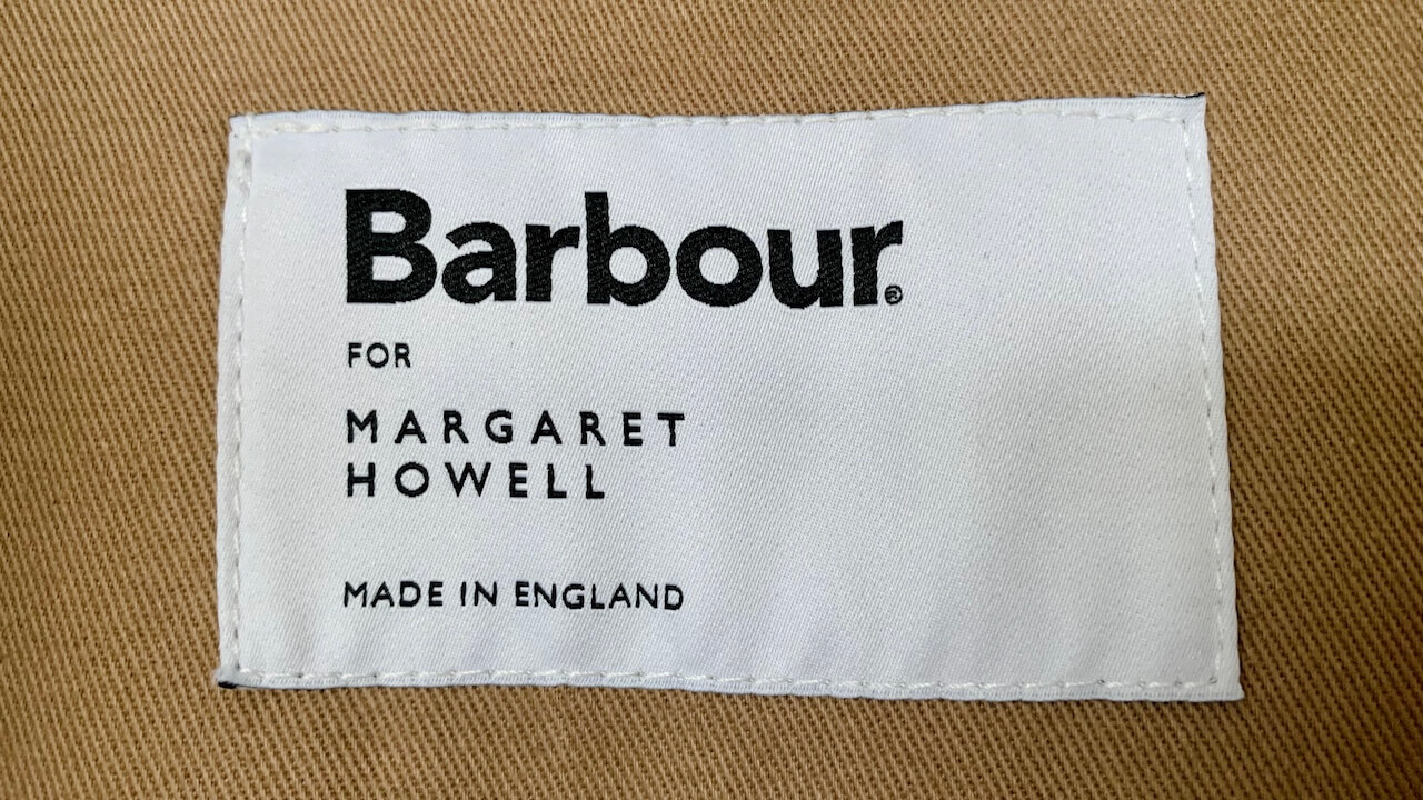 1年前だけど）Barbourを買った/MARGARET HOWELL A7 WAX